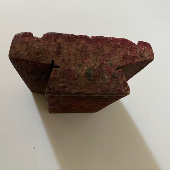 Vintage Textile Stamp Hand-Carved Wooden Print Blocks Textile Fabric Wal… - Picture 3 of 6